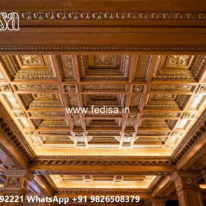 Wooden Classic Ceiling Design Plane Pop Design No-7231