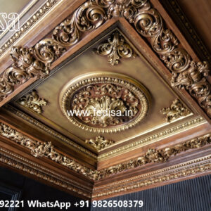 Wooden Classic Ceiling Design Pop Fall Ceiling Design Latest No-7235