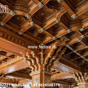 Wooden Classic Ceiling Design Gym Ceiling Design No-7236