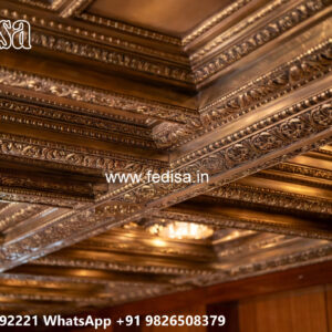 Wooden Classic Ceiling Design 3d False Ceiling Design No-7240