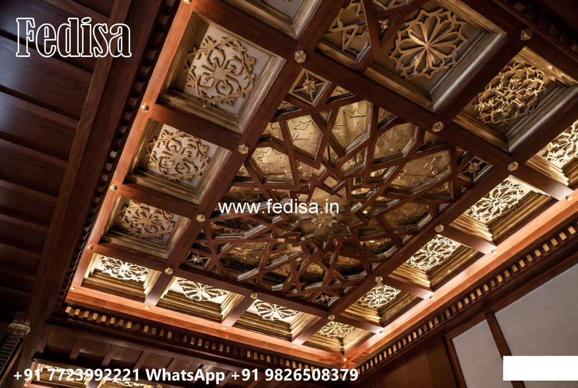 Wooden Classic Ceiling Design Pop For Ceiling Ka Design No-7257