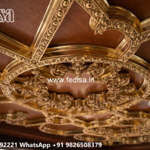 Wooden Classic Ceiling Design Ceiling Fan Pop Design No-7260