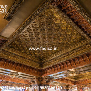 Wooden Classic Ceiling Design Fiber Ceiling Design For Hall No-7262