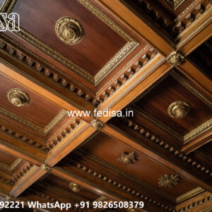 Wooden Classic Ceiling Design Pop Design Sada No-7274