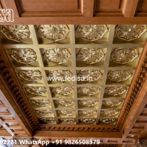 Wooden Classic Ceiling Design Latest Ceiling Fan Design No-7290