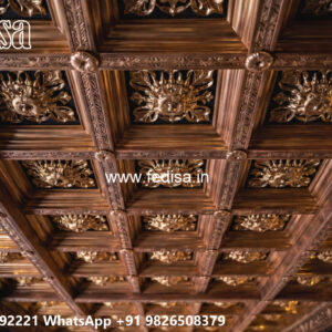 Wooden Classic Ceiling Design Fiber Ceiling Design For Home No-7314