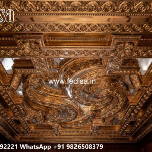 Wooden Classic Ceiling Design Gypsum Design For Sitting Room No-7321