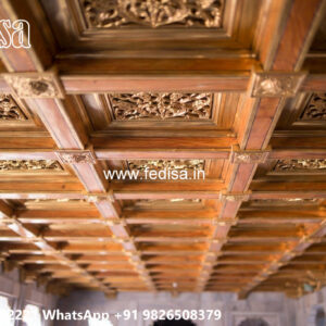 Wooden Classic Ceiling Design Latest False Ceiling Design For Hall 2026 No-7332