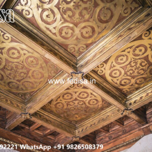 Wooden Classic Ceiling Design High Ceiling Design Ideas No-7333