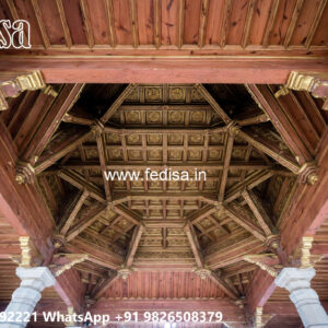 Wooden Classic Ceiling Design Ceiling Design With Cement No-7350