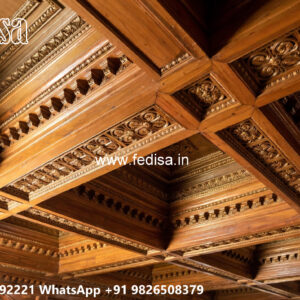 Wooden Classic Ceiling Design High Ceiling Ideas No-7371