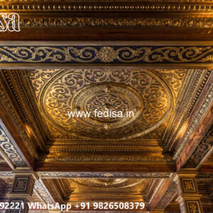 Wooden Classic Ceiling Design Ceiling Design For Office Cabin No-7380