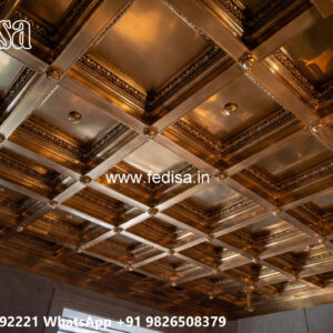 Wooden Classic Ceiling Design Latest Down Ceiling Design For Lobby No-7384