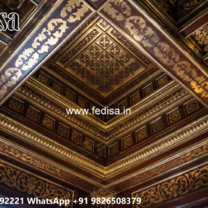 Wooden Classic Ceiling Design Living Ceiling Design No-7389
