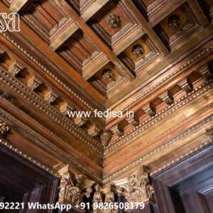 Wooden Classic Ceiling Design Pop Design Pop Design No-7395