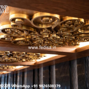 Wooden Classic Ceiling Design Folsiling Disain No-7396