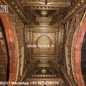 Wooden Classic Ceiling Design Low Budget Ceiling Design No-7408