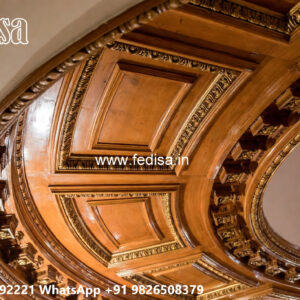 Wooden Classic Ceiling Design Mdf False Ceiling Design No-7412