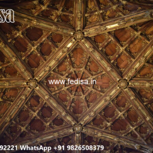 Wooden Classic Ceiling Design Heart Ceiling Design No-7413