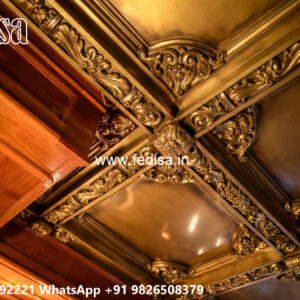 Wooden Classic Ceiling Design Down Ceiling Design For Hall No-7414