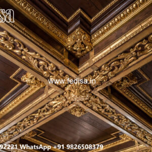 Wooden Classic Ceiling Design Room Roof Ceiling Design No-7415