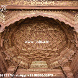Wooden Classic Ceiling Design Hexagon Ceiling Design No-7419