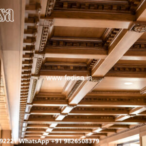 Wooden Classic Ceiling Design Latest Pop Design For Porch No-7425