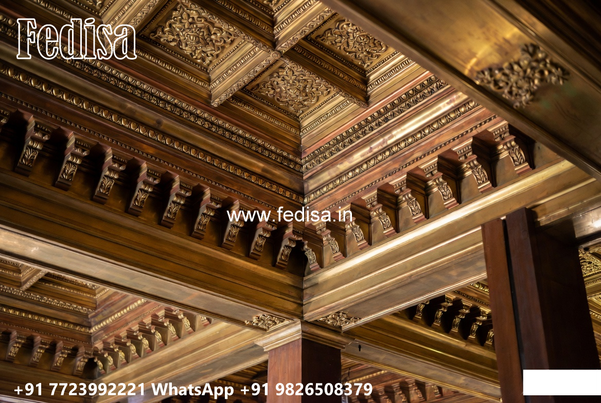 Wooden Classic Ceiling Design 3d Ceiling Design Wallpaper No-7426
