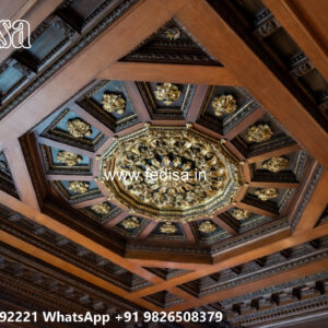 Wooden Classic Ceiling Design Pop Design Color New No-7430