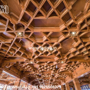 Wooden Classic Ceiling Design Plaster Of Paris Simple Design For Living Room No-7459