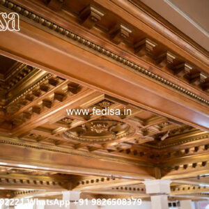 Wooden Classic Ceiling Design Ceiling Paint Color Ideas For Living Room No-7462