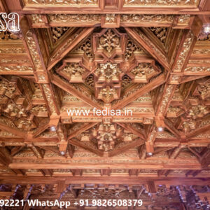 Wooden Classic Ceiling Design False Ceiling Design For Tv Wall No-7463