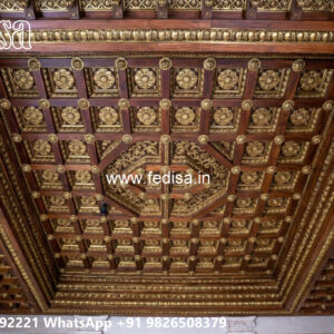 Wooden Classic Ceiling Design Fall Ceiling Design For Kitchen No-7479