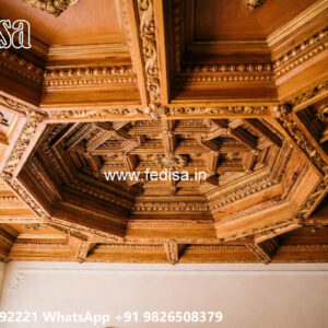 Wooden Classic Ceiling Design Best Pop Design Plus Minus No-7504