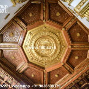 Wooden Classic Ceiling Design Star Pop Design No-7512