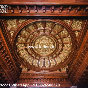 Wooden Classic Ceiling Design Artificial Ceiling Design No-7541