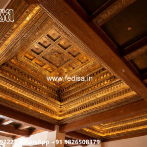 Wooden Classic Ceiling Design Fan Ceiling Design Cement No-7543