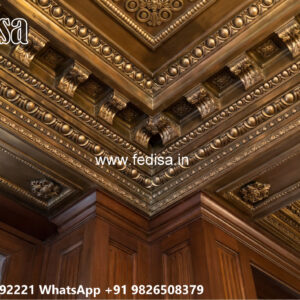 Wooden Classic Ceiling Design Pvc Ceiling Design For Home Wall No-7564