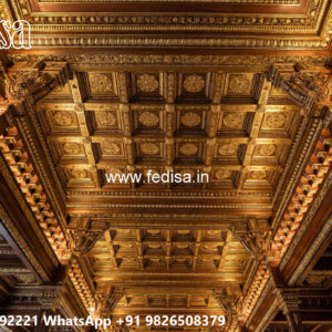 Wooden Classic Ceiling Design Pop Ceiling Ka Design No-7568