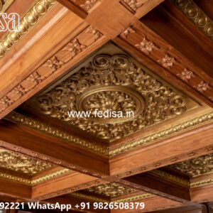 Wooden Classic Ceiling Design Garage Ceiling Design 2026 No-7586