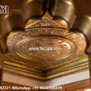 Wooden Classic Ceiling Design Pop Design For Lobby 2026 No-7599