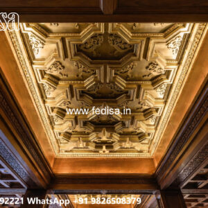 Wooden Classic Ceiling Design Simple Ceiling Ideas No-7612