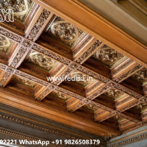 Wooden Classic Ceiling Design Decorative Pvc Ceiling Design No-7615