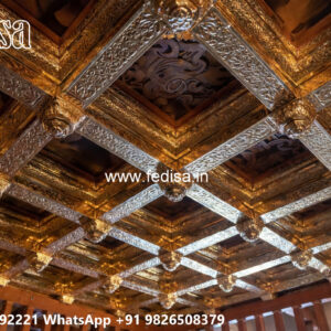 Wooden Classic Ceiling Design Pop Ceiling Led Light Design No-7620