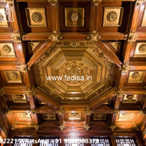 Wooden Classic Ceiling Design Simple Pop Design For Room No-7629