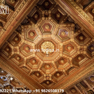 Wooden Classic Ceiling Design Luxury Ceiling No-7651