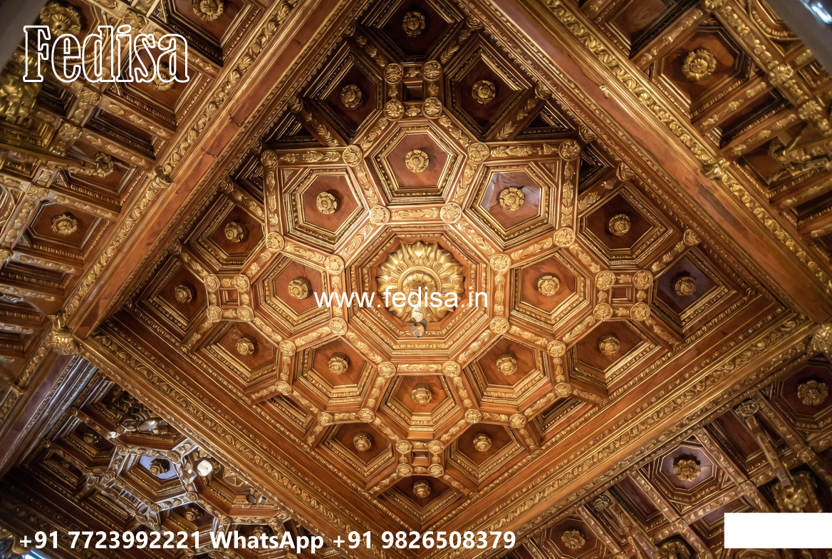 Wooden Classic Ceiling Design Luxury Ceiling No-7651