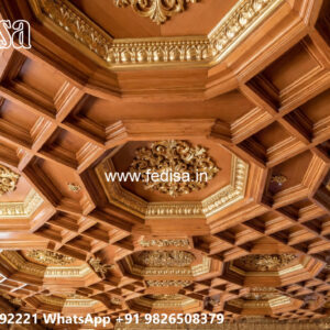 Wooden Classic Ceiling Design Design Of Pop In Hall No-7679