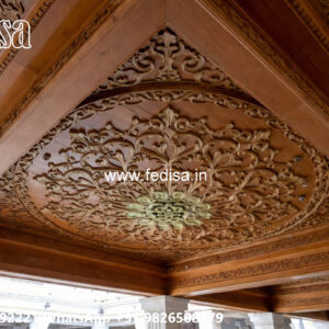 Wooden Classic Ceiling Design Pvc Ceiling Design 2026 Bedroom No-7691