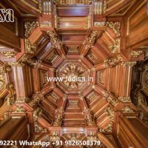 Wooden Classic Ceiling Design Border Ceiling Design No-7697